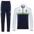 Juventus White Blue Soccer Jacket Men's Football Tracksuit Training 2021-2022