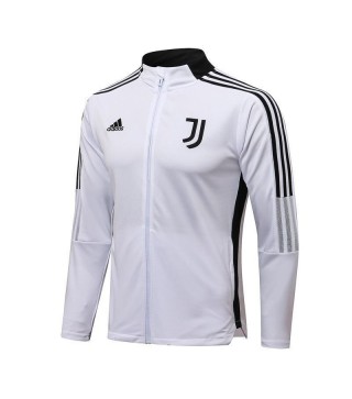 Juventus White Men's Football Jacket Soccer Tracksuit 2021-2022