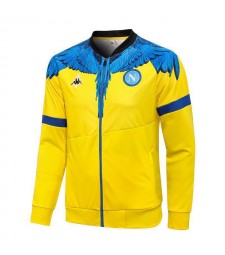 Napoli Yellow Men's Football Jacket Soccer Tracksuit 2021-2022