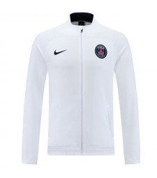 Ensemble de survêtement de football Paris Saint-Germain blanc veste de football pour homme 2022-2023