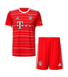 Bayern Munich Kids Mini Kit Soccer Jersey Youth Home Football Shirts Accueil Enfants Uniforme 2022-2023