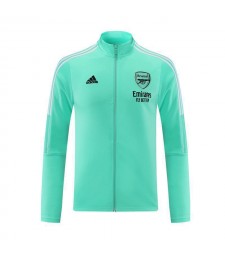 Arsenal Green Soccer Jacket Survêtement de football pour homme Entraînement 2021-2022