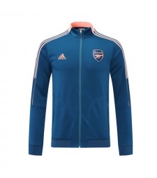 Arsenal Royal Blue Soccer Jacket Survêtement de football pour homme Entraînement 2021-2022