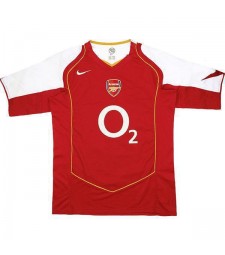 Arsenal Home Maillot Rétro Hommes Premier Soccer Sportswear Maillot de foot 2004-2005