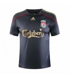 Liverpool Away Retro Mens Soccer Jersey Football Shirt 2009-2010