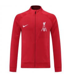 Ensemble de survêtement de football rouge Liverpool Soccer Jacket pour homme 2022-2023
