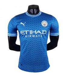 Manchester City Blue Special Version Soccer Jerseys Men's Football Shirts Uniforms 2022-2023