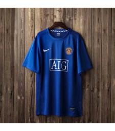 Manchester United Away Retro Mens Soccer Jersey Football Shirt 2007-2008