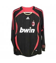 AC Milan rétro à manches longues troisième maillots de football hommes maillots de football uniformes 2006-2007