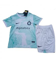 Inter Milan Kids Mini Kits Soccer Jersey Youth Away Football Shirts Uniformes pour enfants 2022-2023