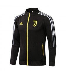 Juventus Black Men's Football Jacket Soccer Tracksuit 2021-2022